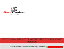 Tablet Screenshot of kartingcampillos.com